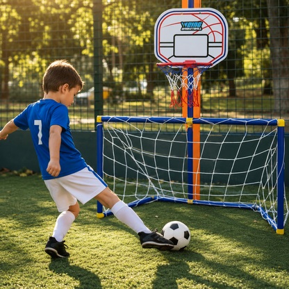 Portable Soccer Goal Basketball Toy Outdoor