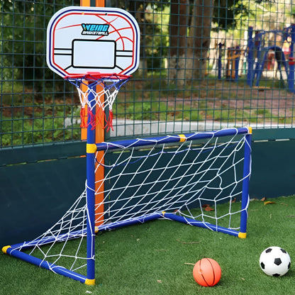 Portable Soccer Goal Basketball Toy Outdoor