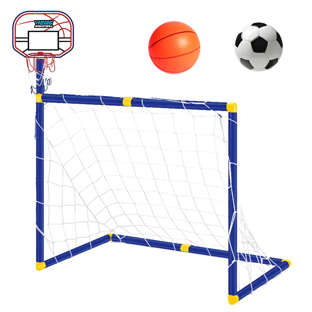 Portable Soccer Goal Basketball Toy Outdoor