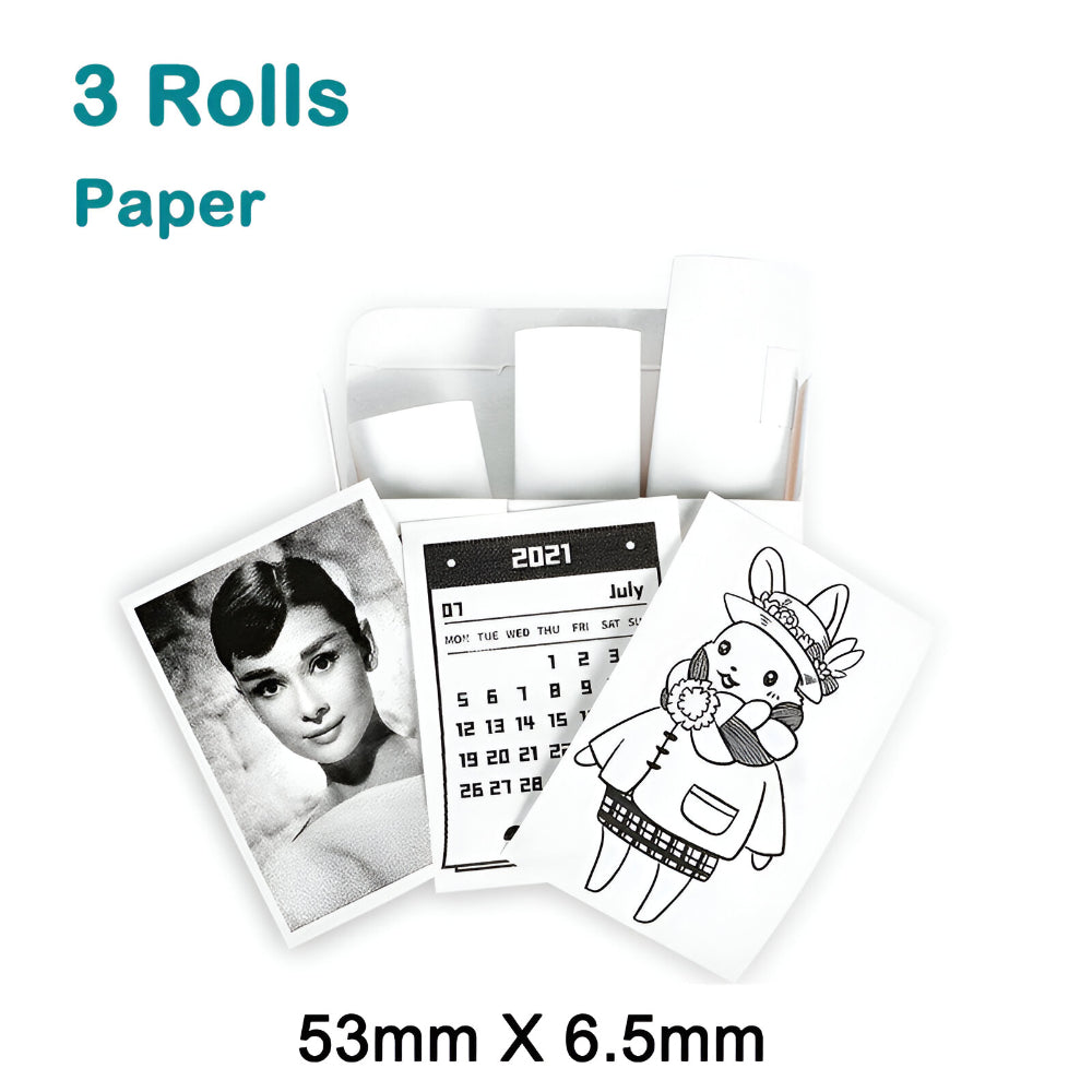 Portable Thermal Printer Bluetooth Pocket