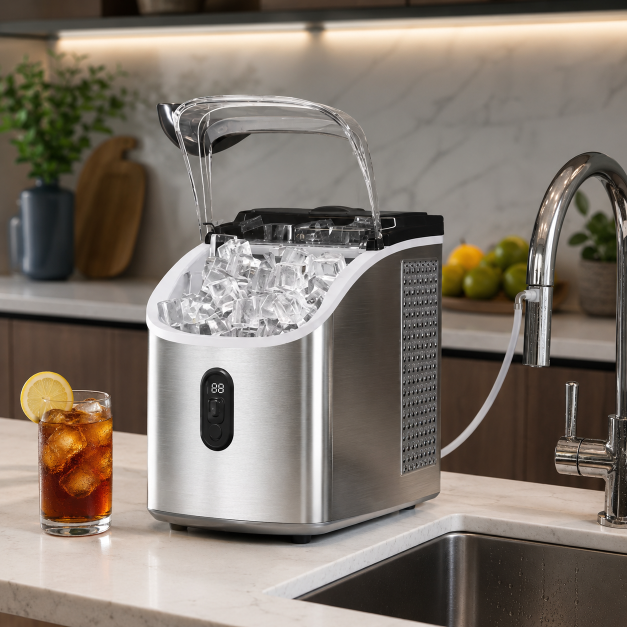 Portable Ice Maker Machine Countertop Self