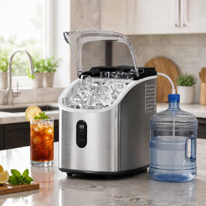 Portable Ice Maker Machine Countertop Self