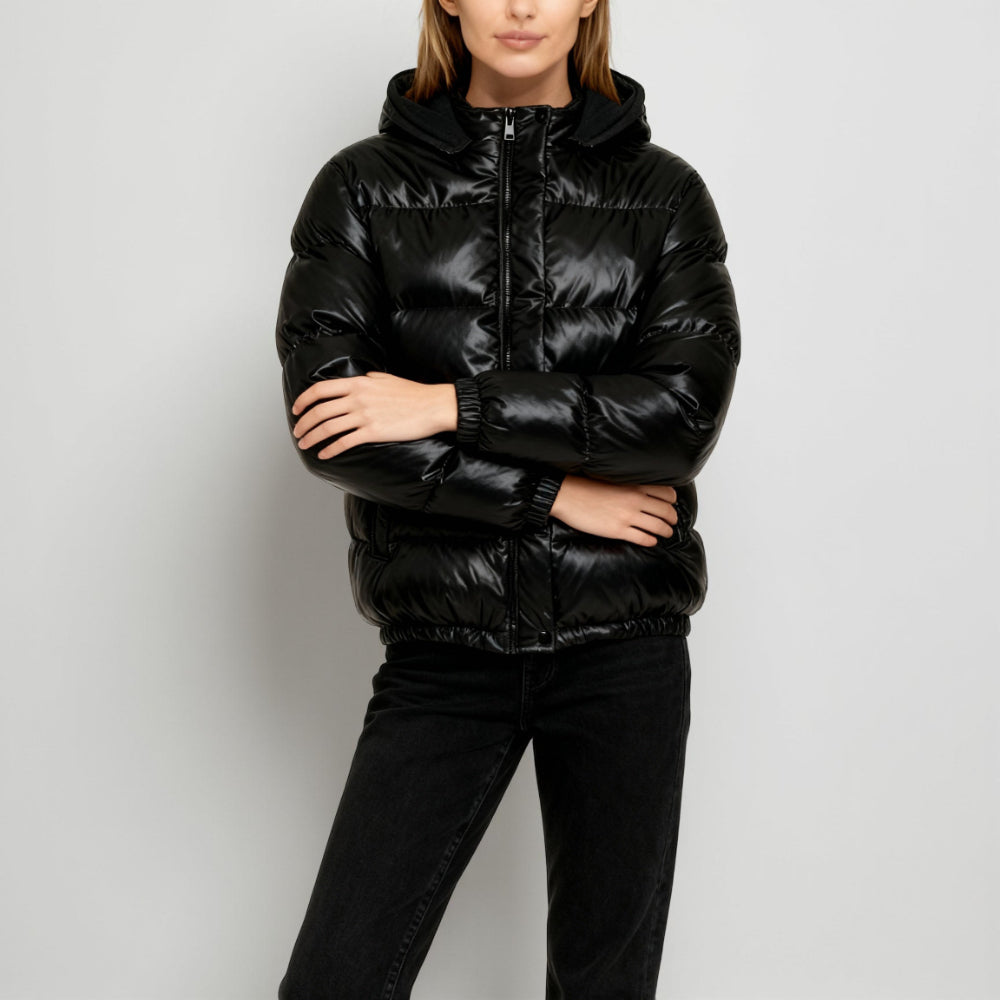 Women Insulated Puffer Jacket Hooded Winter