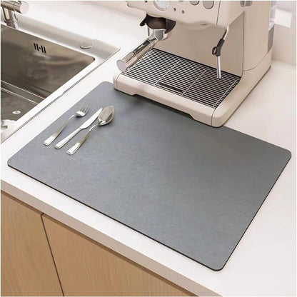 Kitchen Mat Drying Counter Absorbent Dish
