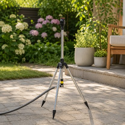 Quick Setup Garden Sprinkler Tripod Adjustable Height