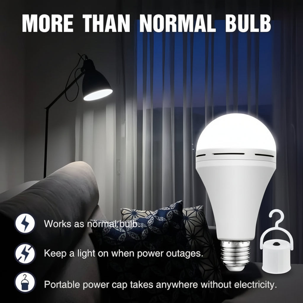 LED Light Bulb Rechargeable Emergency White
