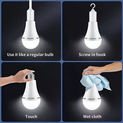LED Light Bulb Rechargeable Emergency White