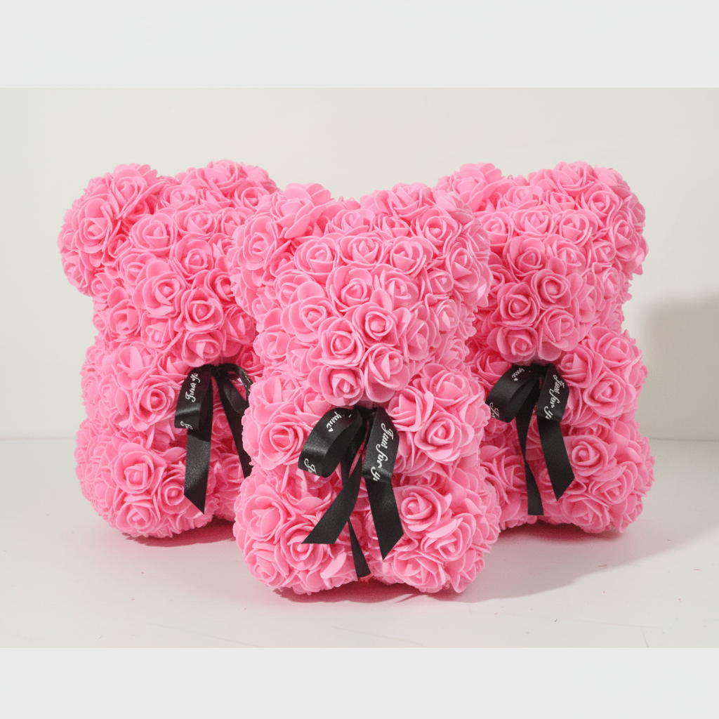 Artificial Flower Rose Bear Foam Valentine’s