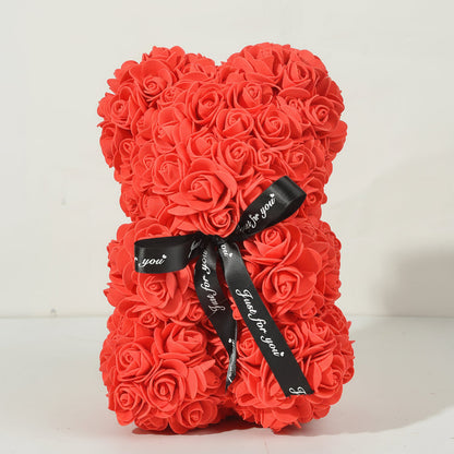 Artificial Flower Rose Bear Foam Valentine’s