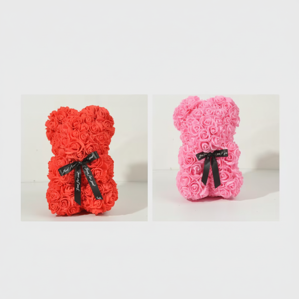 Artificial Flower Rose Bear Foam Valentine’s