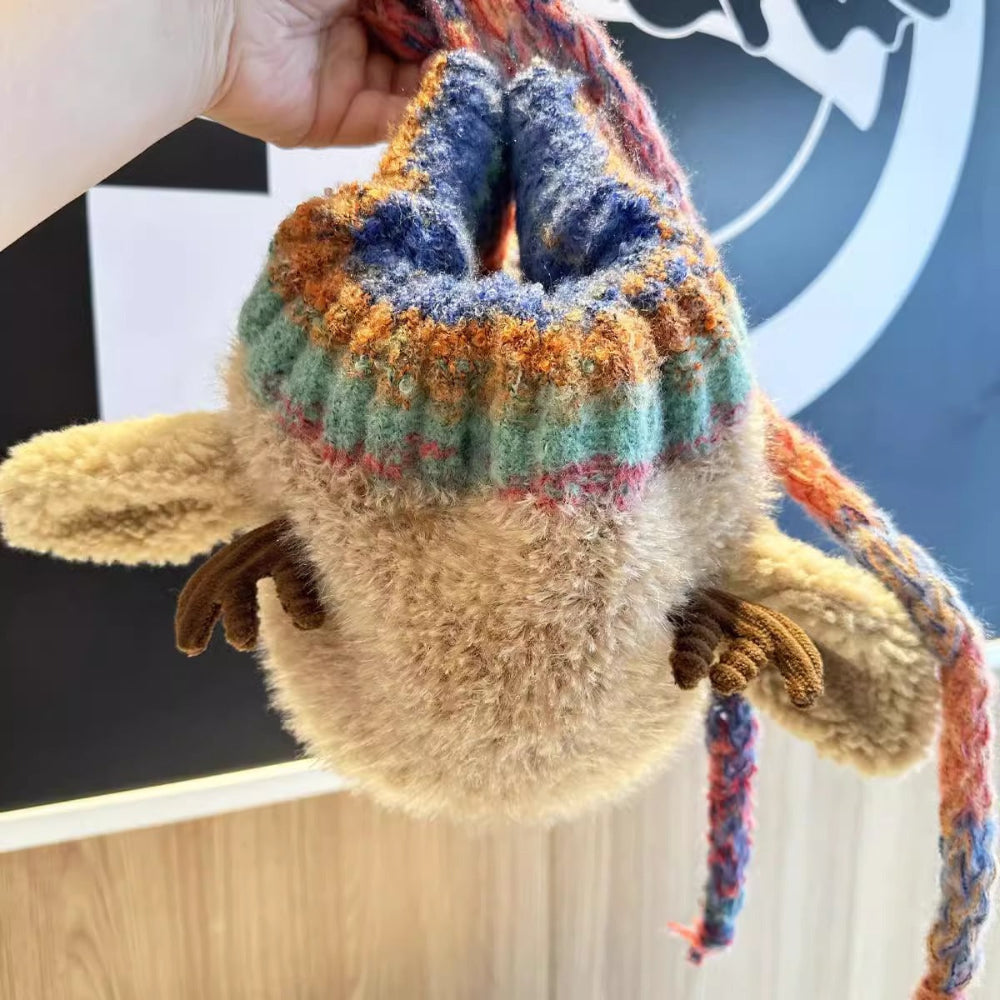 Women Knit Reindeer Animal Ear Flap Winter
