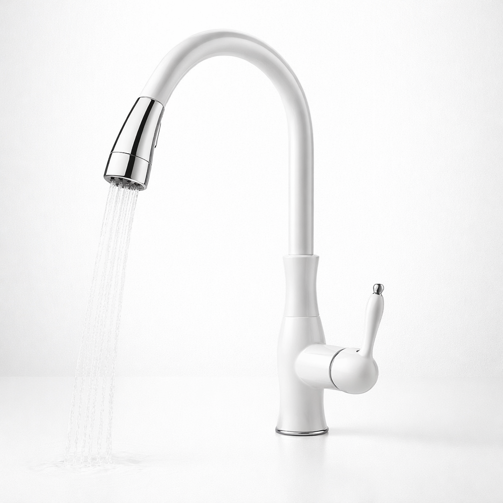 Kitchen Faucet Pull Out Metal Sink Tap