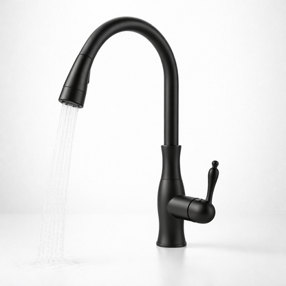 Kitchen Faucet Pull Out Metal Sink Tap