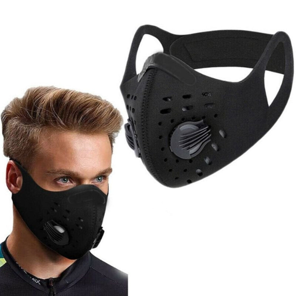 Face Mask Reusable Ventilation Filter Active