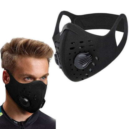 Face Mask Reusable Ventilation Filter Active
