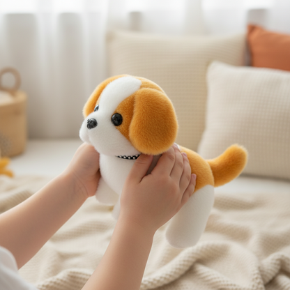 Robot Dog Toy Interactive Plush Puppy Motion