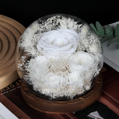 Rose Mothers Day Gift Preserved Flower Dome