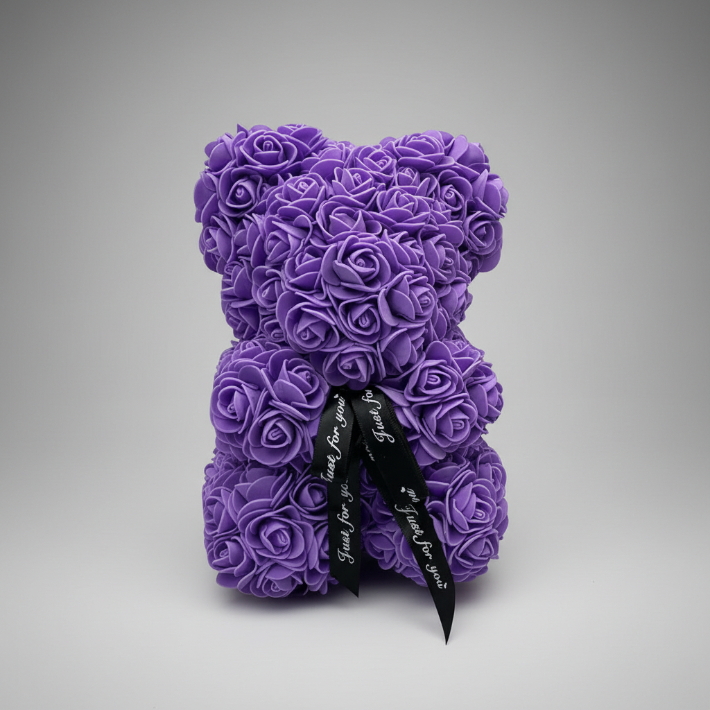 Rose Bear Mothers Day Gift Artificial Flower