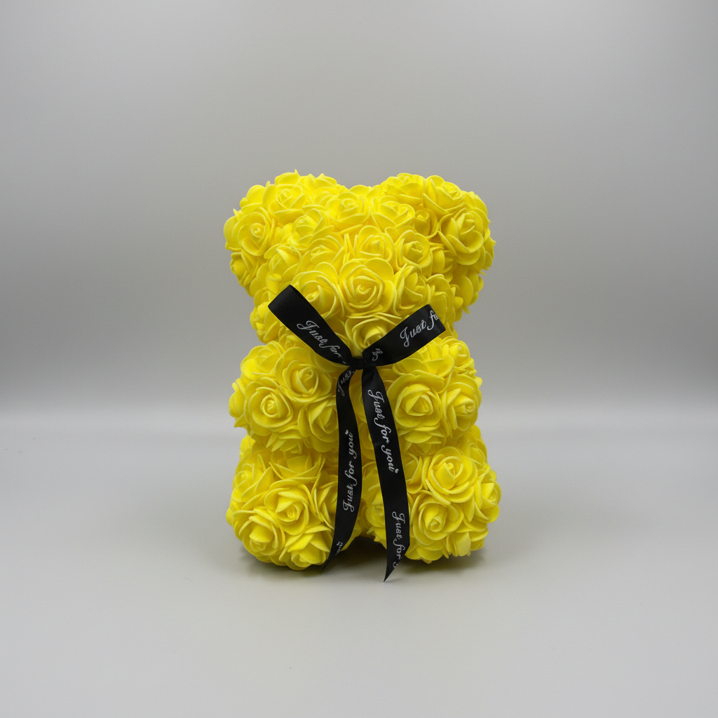 Rose Bear Mothers Day Gift Artificial Flower
