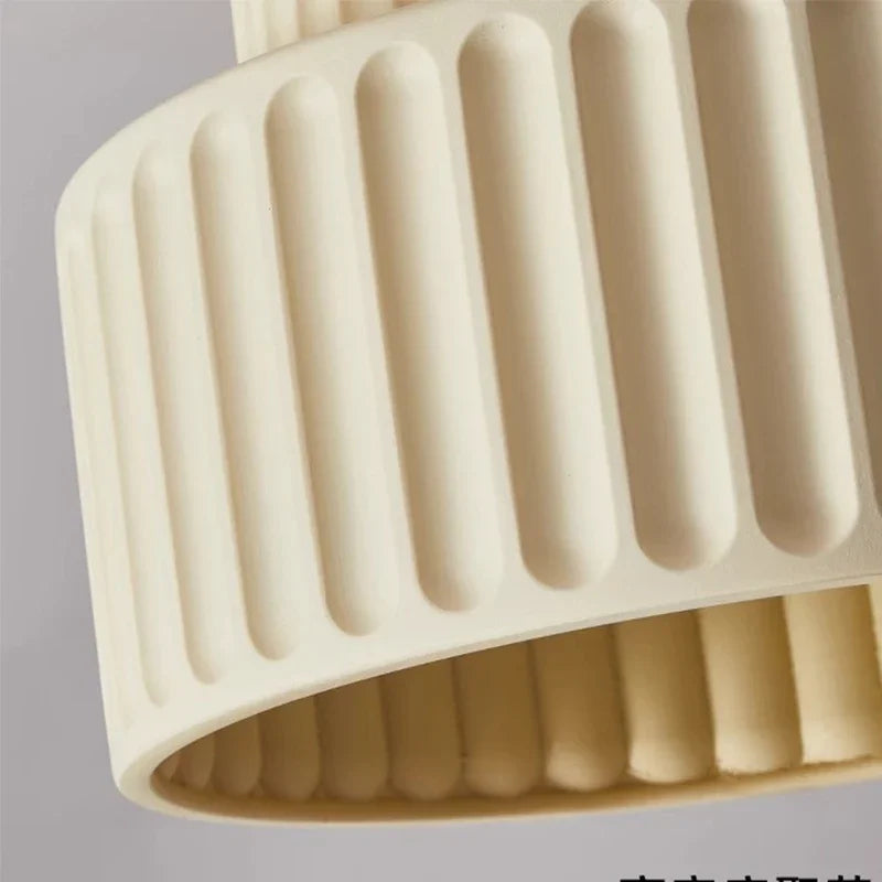 Nordic Ripple Ceiling Light Sculptural Form
