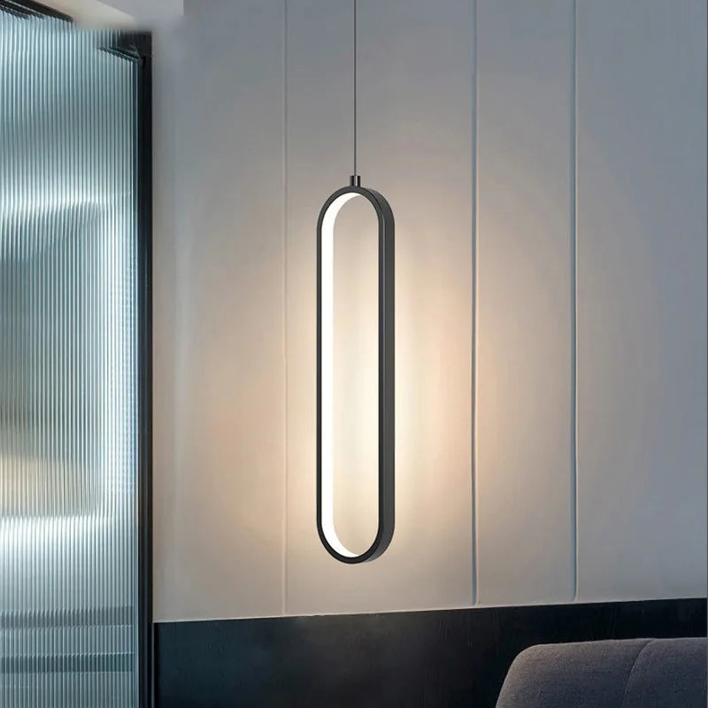 Modern Minimalist LED Pendant Light Gold &