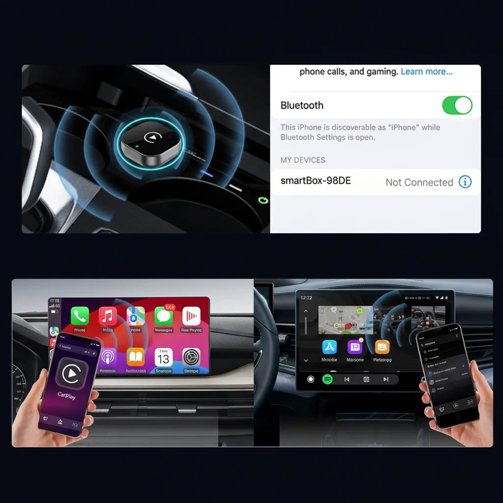 Wireless Carplay Adapter Android Auto USB