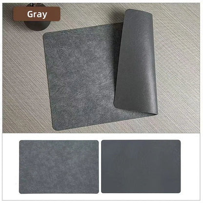 Duomat Double Sided Faux Leather Placemats