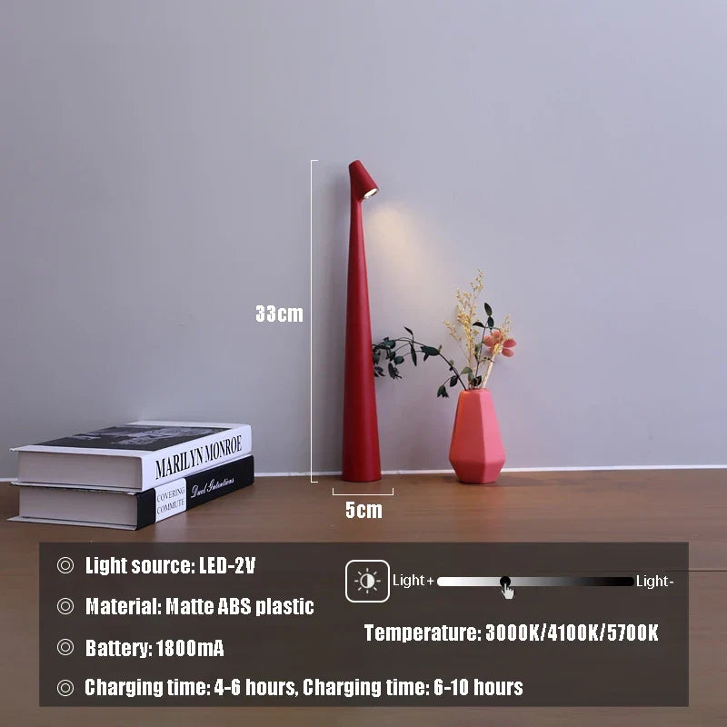 Glowora LED Table Lamp Rechargeable & Touch