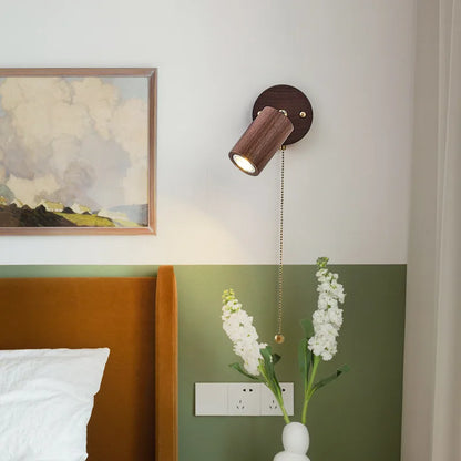 Arlo Wall Lamp Retro Walnut LED Spotlight