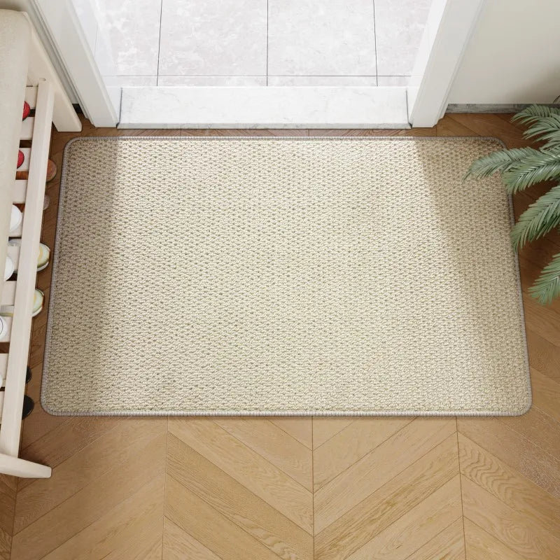Faux Jute Outdoor Doormat Durable Entrance