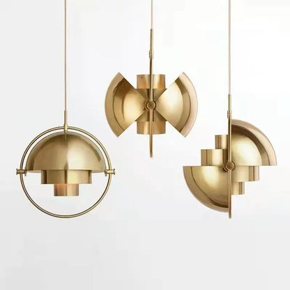 Modern Nordic Pendant Light Sculptural Metal
