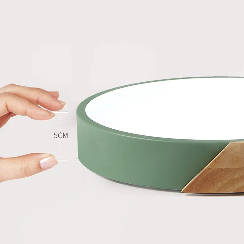 LED Ceiling Light Modern Nordic Wooden