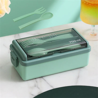 1400ML Double Layer Bento Box Portable Lunch