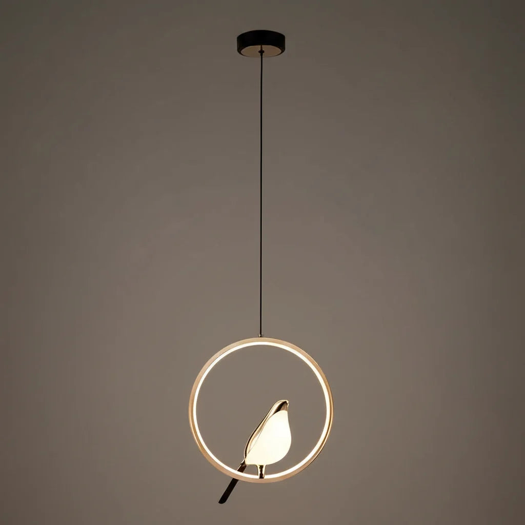 Magpie Pendant Light Nordic LED Bird Design
