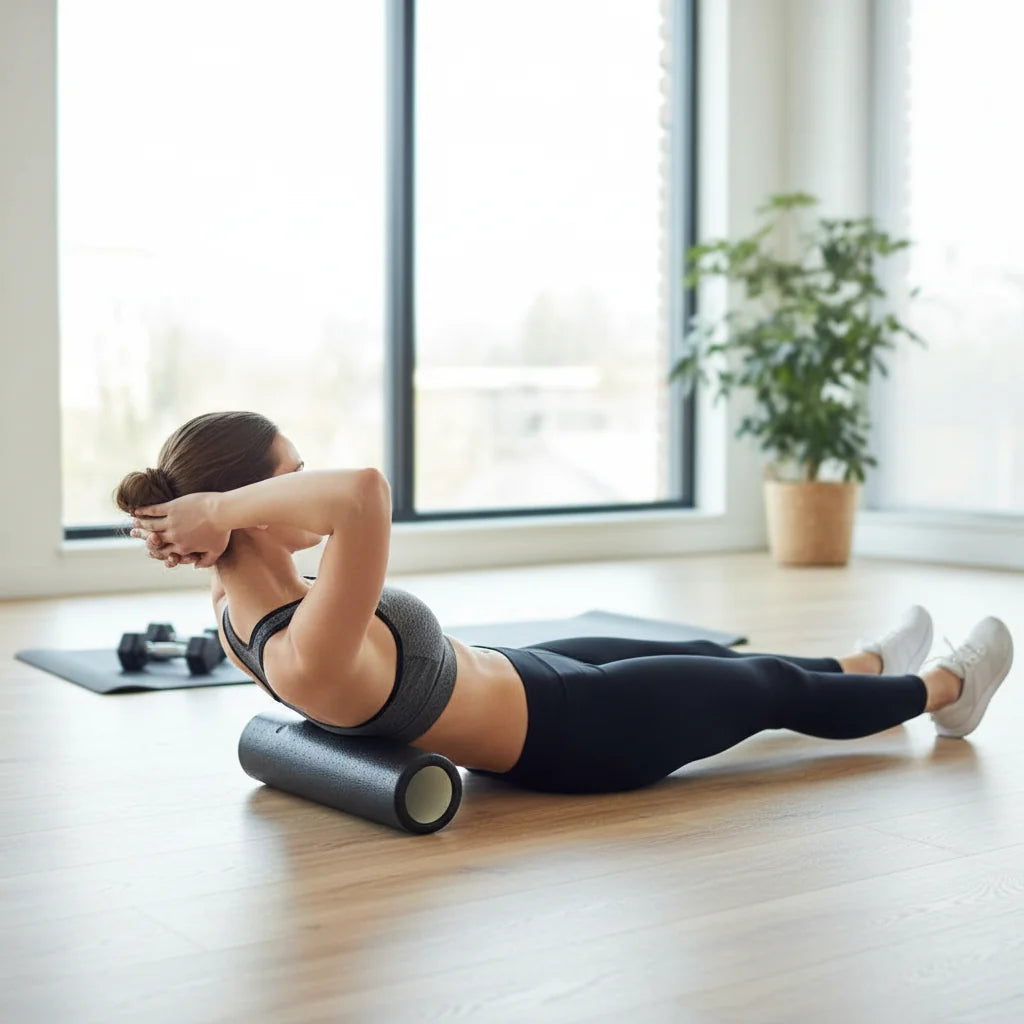 Foam Roller Muscle Massage Exercise Recovery