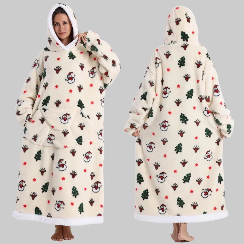 Blanket Hoodie Oversized Wearable Hooded