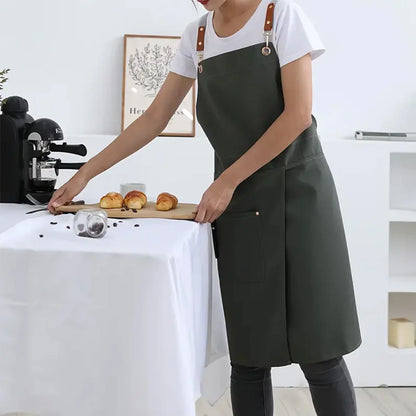 Workease Waterproof Canvas Apron Split Skirt