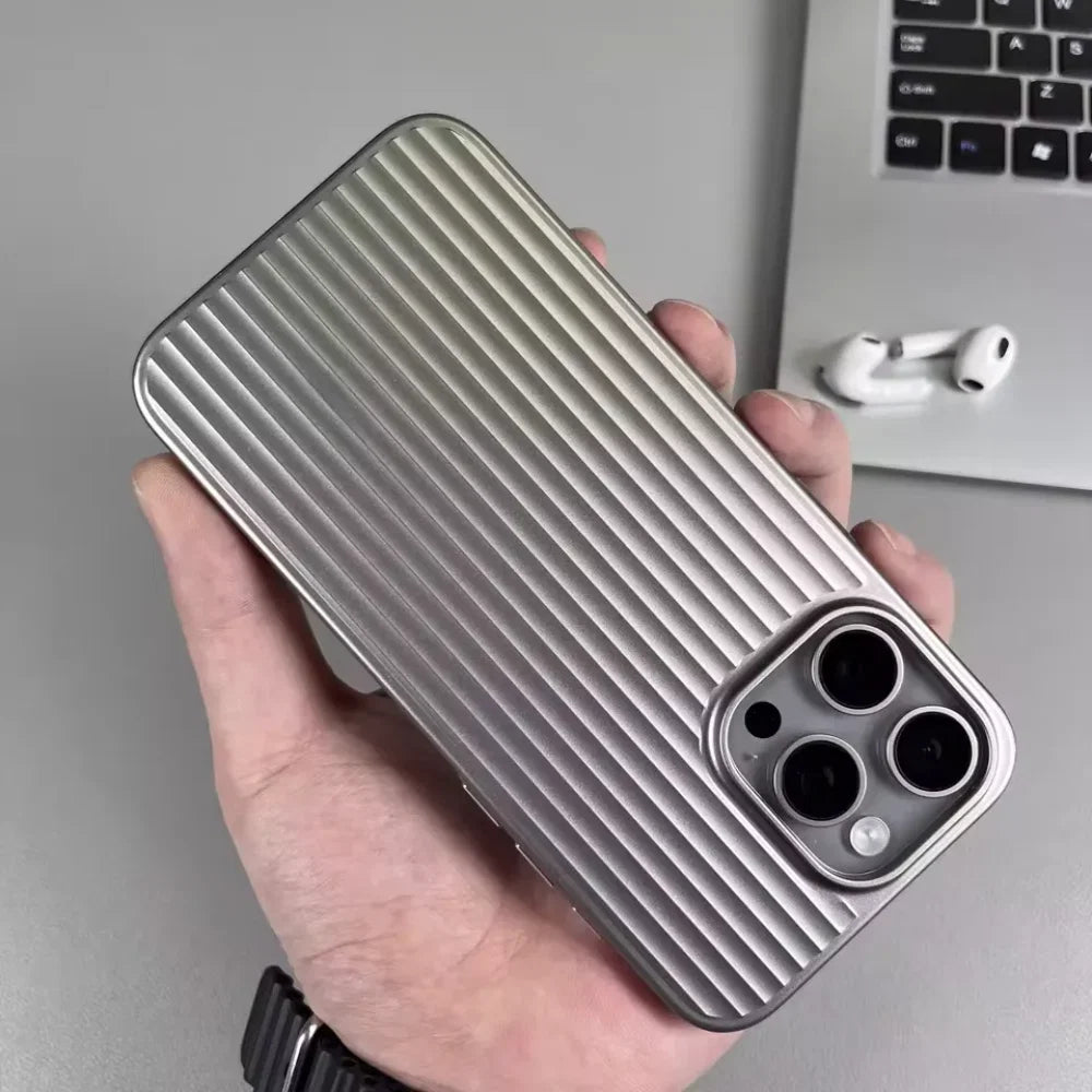 Phone Case Ribbed Hard Shell Protective