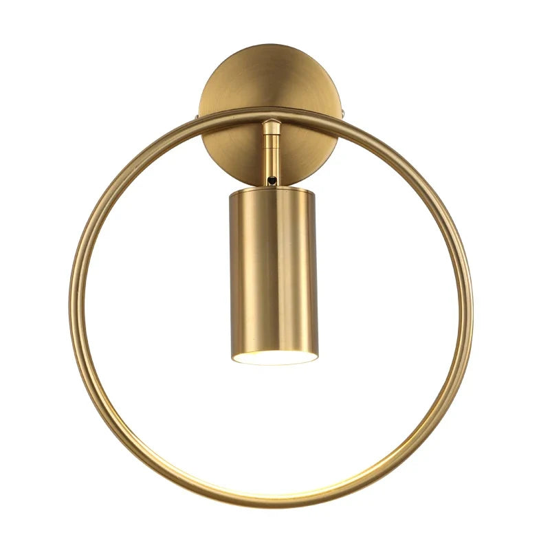Halo Wall Light Nordic Gold Minimalist