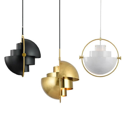 Modern Nordic Pendant Light Sculptural Metal