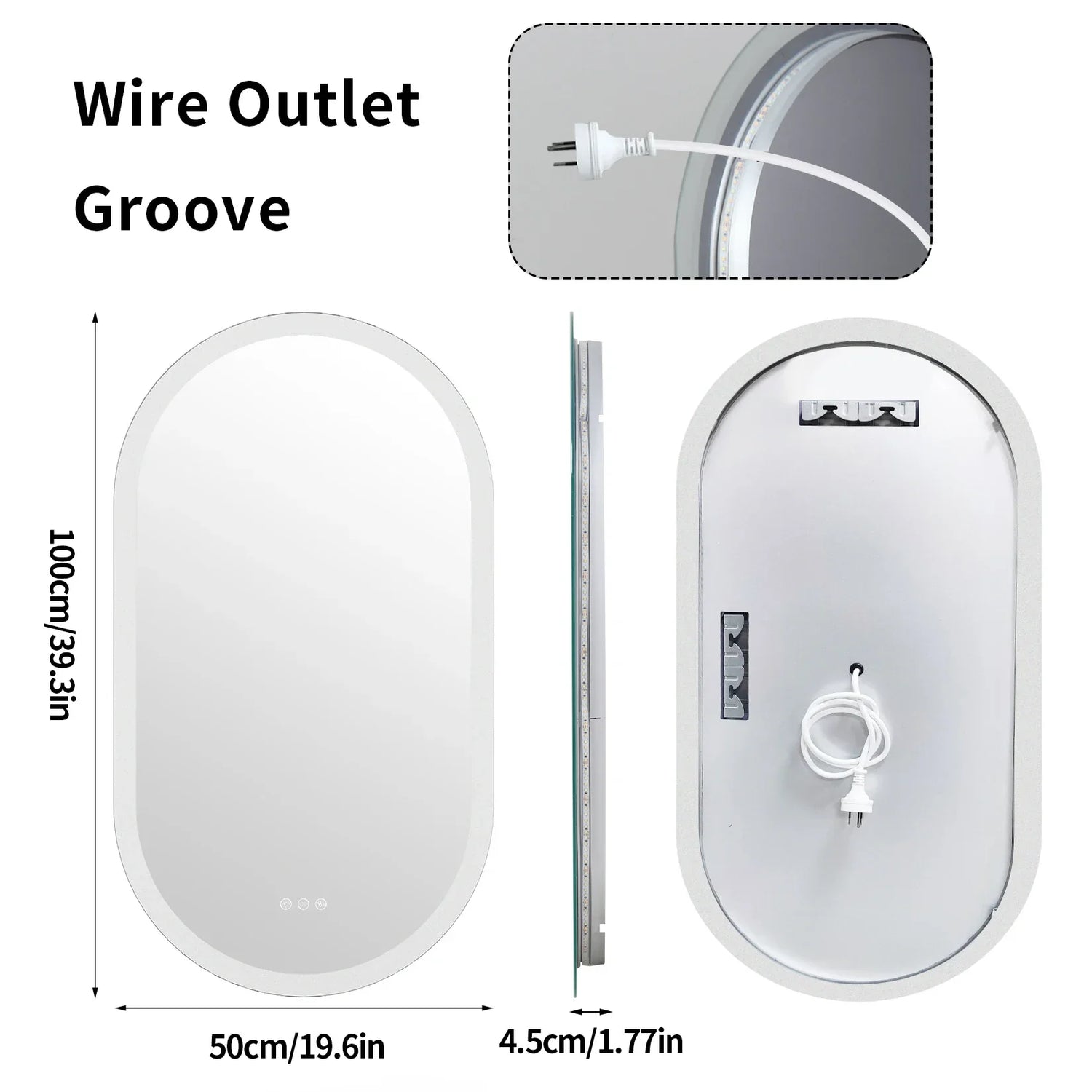 Lumooval Bathroom Mirror lifestyle 2