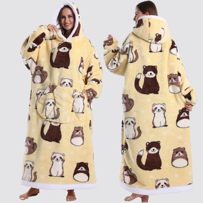 Blanket Hoodie Oversized Wearable Hooded