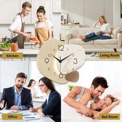 Tempostone Modern Simple Wall Clock Silent