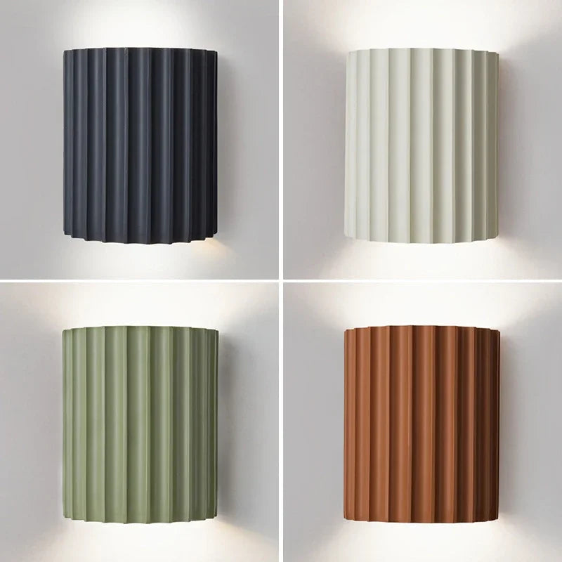 Nordic Modern Resin Wall Lamp Stylish Indoor