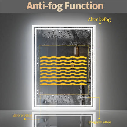 Luvoglow LED Bathroom Mirror Frameless