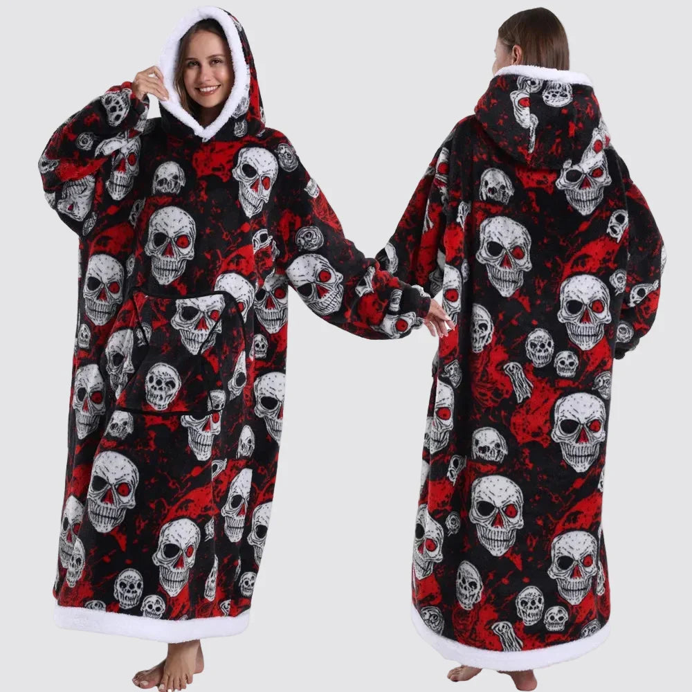 Blanket Hoodie Oversized Wearable Hooded