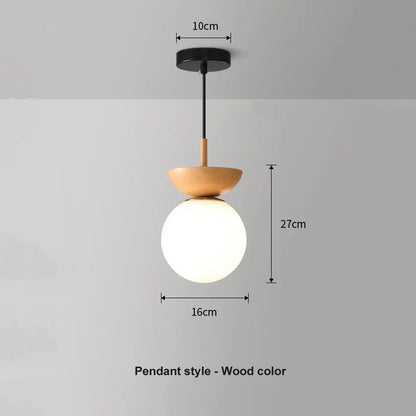 Modern Nordic Glass Ball Ceiling & Pendant