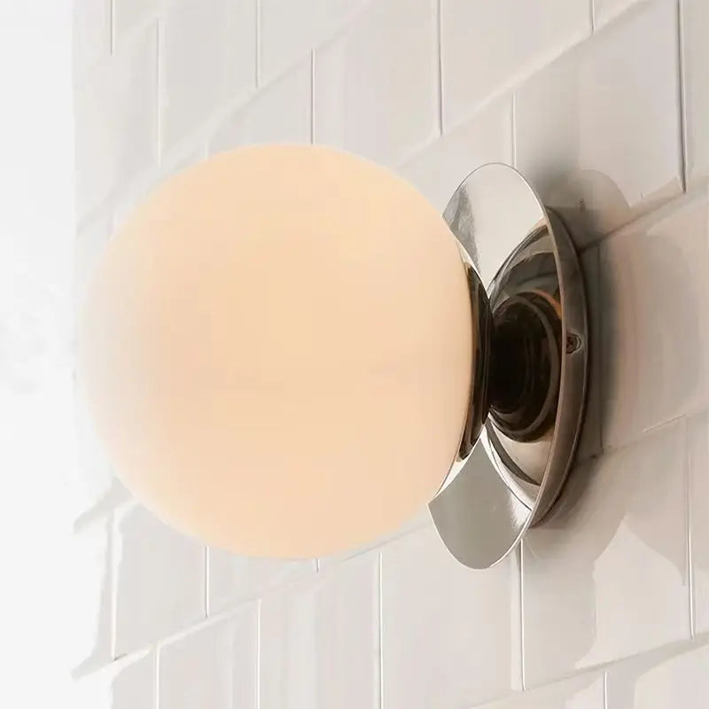 Nordic Globe Glass Wall Lamp Minimalist
