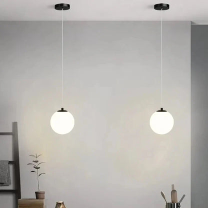 Luna Pendant Light Nordic Modern Glass Globe