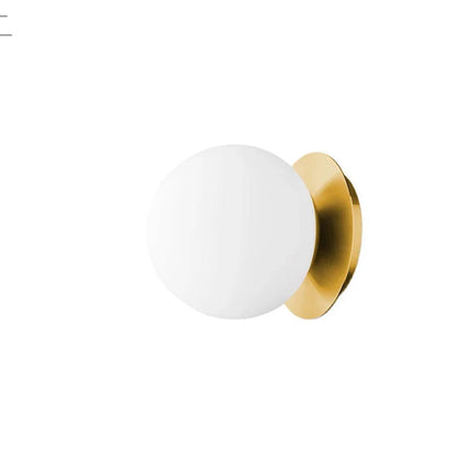 Nordic Globe Glass Wall Lamp Minimalist